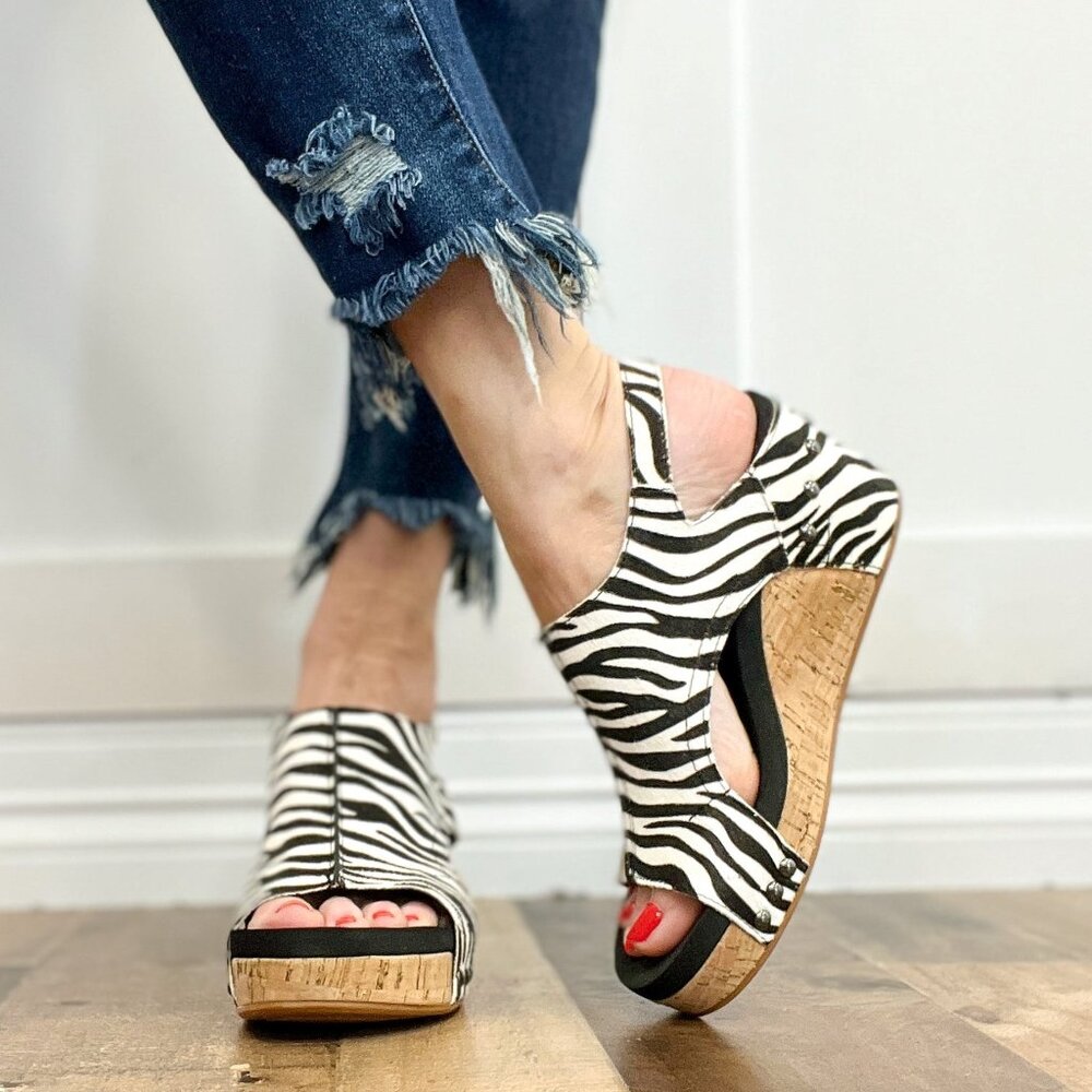 PASTURE ZEBRA WEDGE - NEW IN BOX